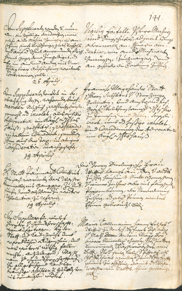 Civic Archives of Bozen-Bolzano - BOhisto Ratsprotokoll 1735/38 