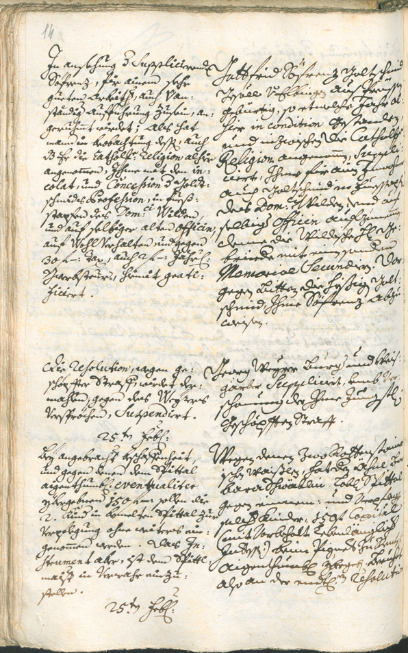 Archivio Storico della Città di Bolzano - BOhisto protocollo consiliare 1735/38 