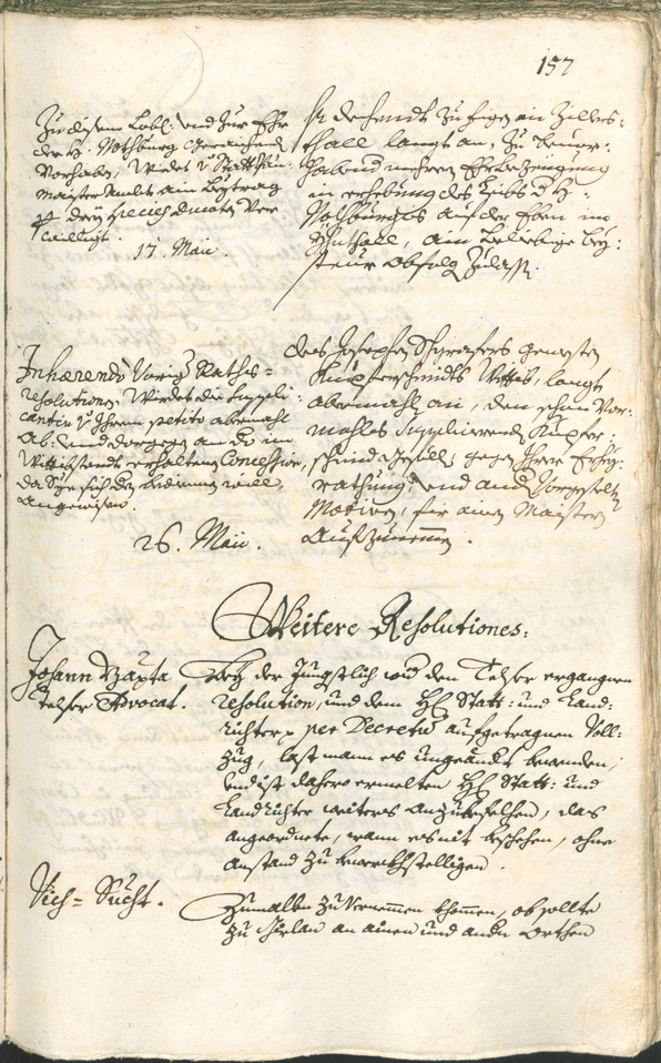 Civic Archives of Bozen-Bolzano - BOhisto Ratsprotokoll 1735/38 