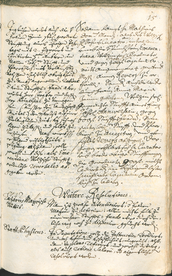 Civic Archives of Bozen-Bolzano - BOhisto Ratsprotokoll 1735/38 