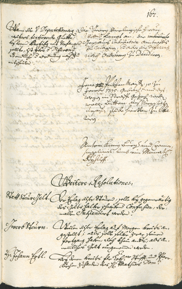 Civic Archives of Bozen-Bolzano - BOhisto Ratsprotokoll 1735/38 