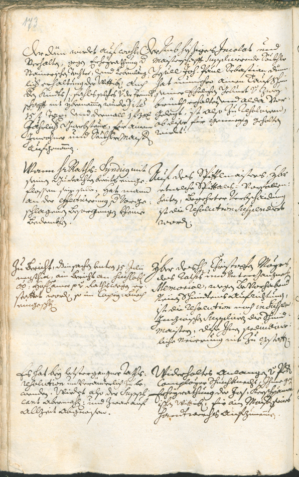 Civic Archives of Bozen-Bolzano - BOhisto Ratsprotokoll 1735/38 