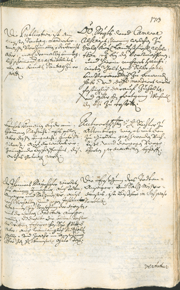 Civic Archives of Bozen-Bolzano - BOhisto Ratsprotokoll 1735/38 