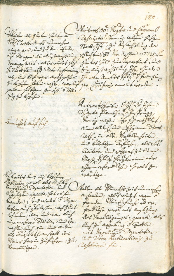 Civic Archives of Bozen-Bolzano - BOhisto Ratsprotokoll 1735/38 