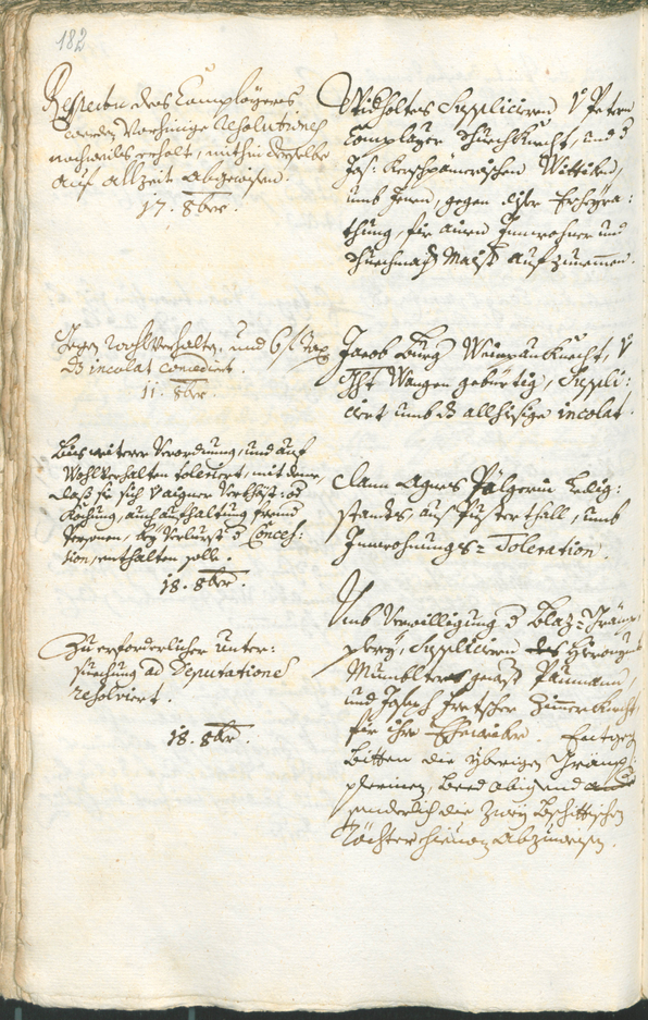 Civic Archives of Bozen-Bolzano - BOhisto Ratsprotokoll 1735/38 