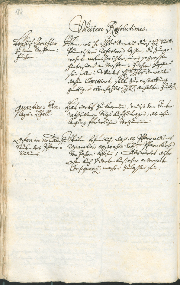 Archivio Storico della Città di Bolzano - BOhisto protocollo consiliare 1735/38 