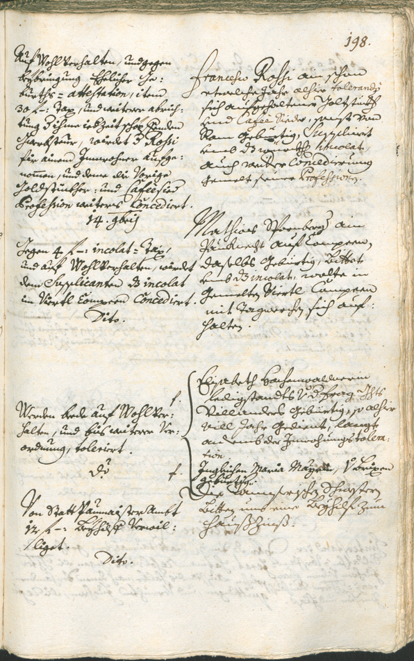 Civic Archives of Bozen-Bolzano - BOhisto Ratsprotokoll 1735/38 