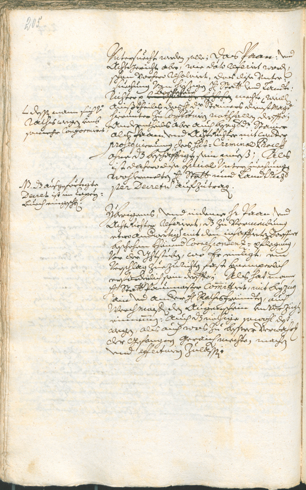 Archivio Storico della Città di Bolzano - BOhisto protocollo consiliare 1735/38 