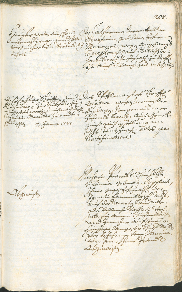 Archivio Storico della Città di Bolzano - BOhisto protocollo consiliare 1735/38 