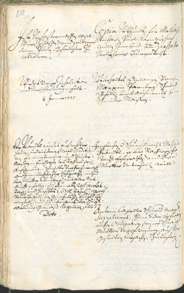 Archivio Storico della Città di Bolzano - BOhisto protocollo consiliare 1735/38 