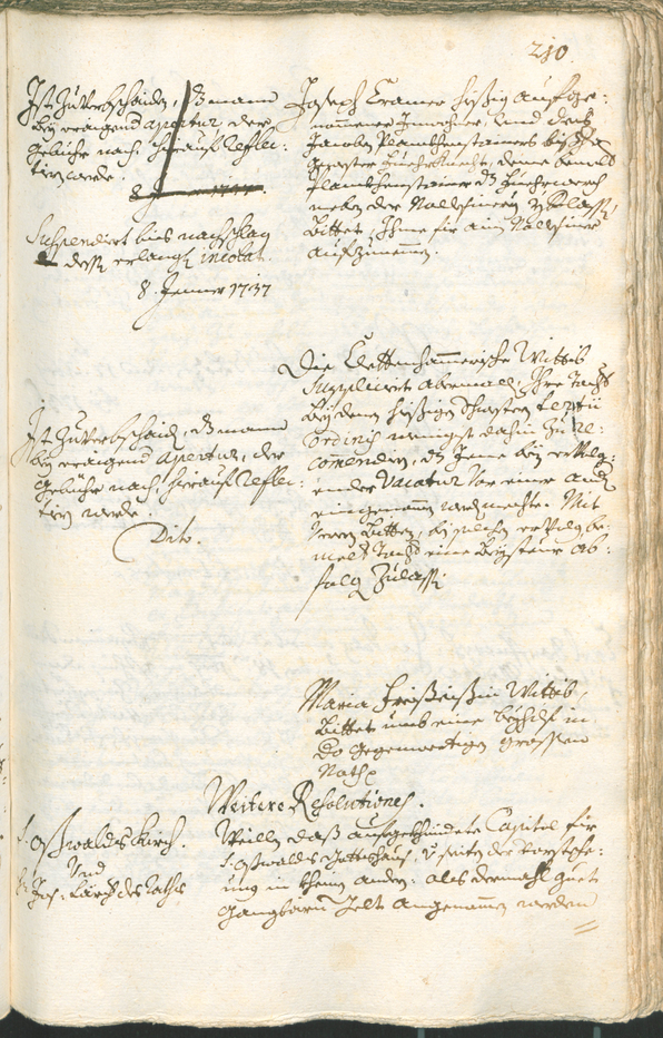 Archivio Storico della Città di Bolzano - BOhisto protocollo consiliare 1735/38 