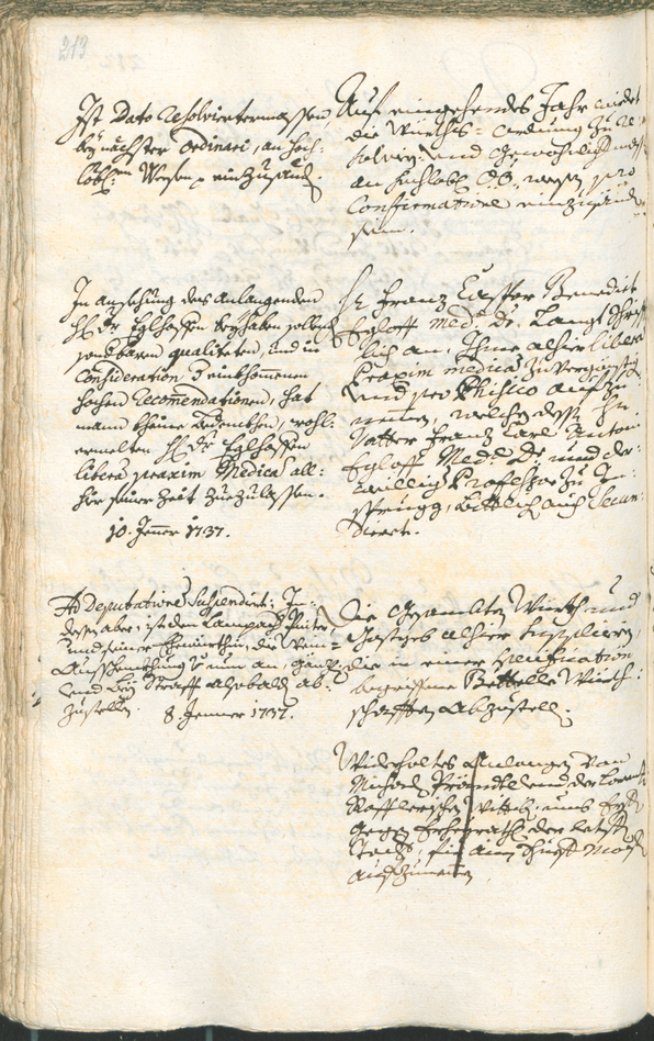 Civic Archives of Bozen-Bolzano - BOhisto Ratsprotokoll 1735/38 