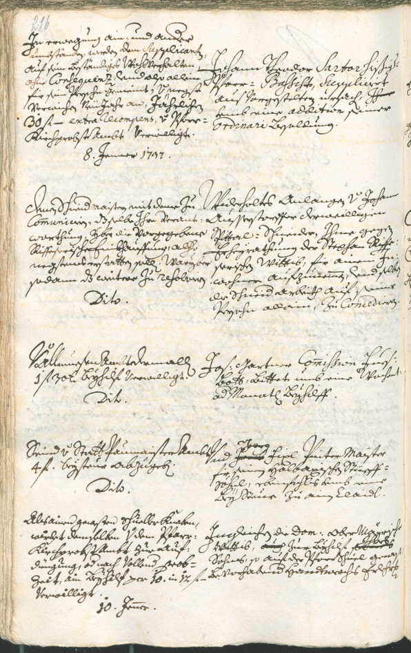 Civic Archives of Bozen-Bolzano - BOhisto Ratsprotokoll 1735/38 