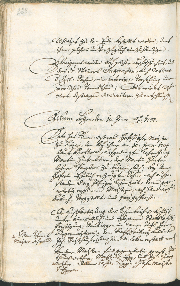 Civic Archives of Bozen-Bolzano - BOhisto Ratsprotokoll 1735/38 