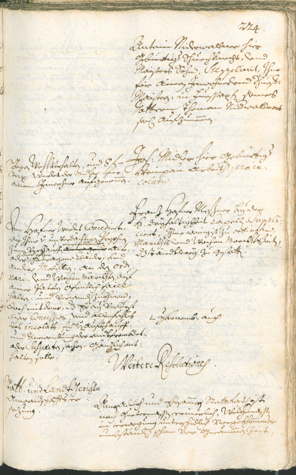 Archivio Storico della Città di Bolzano - BOhisto protocollo consiliare 1735/38 