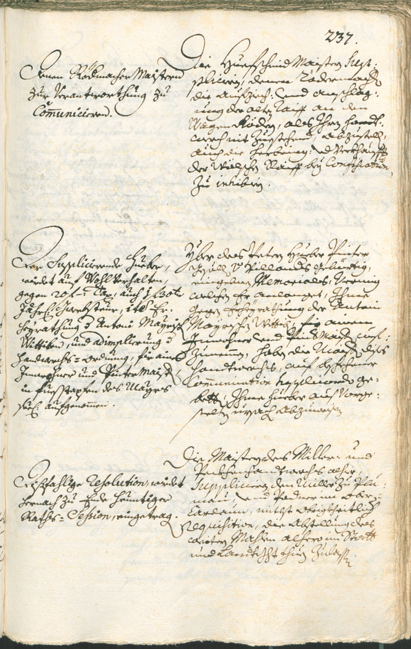 Civic Archives of Bozen-Bolzano - BOhisto Ratsprotokoll 1735/38 