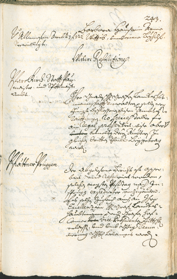 Civic Archives of Bozen-Bolzano - BOhisto Ratsprotokoll 1735/38 