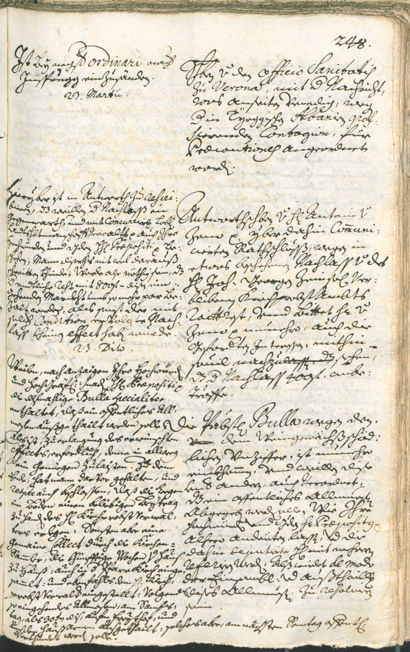 Civic Archives of Bozen-Bolzano - BOhisto Ratsprotokoll 1735/38 