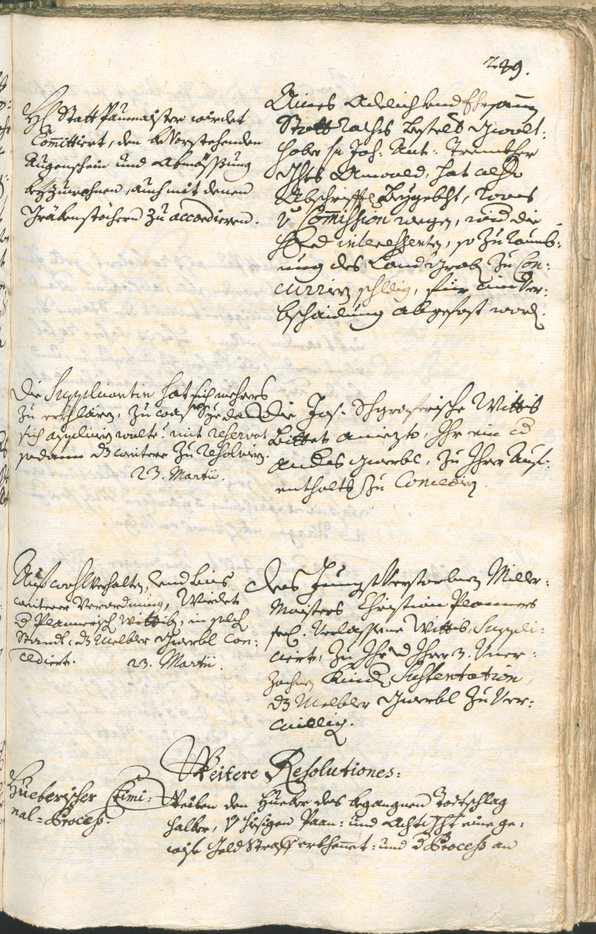 Civic Archives of Bozen-Bolzano - BOhisto Ratsprotokoll 1735/38 