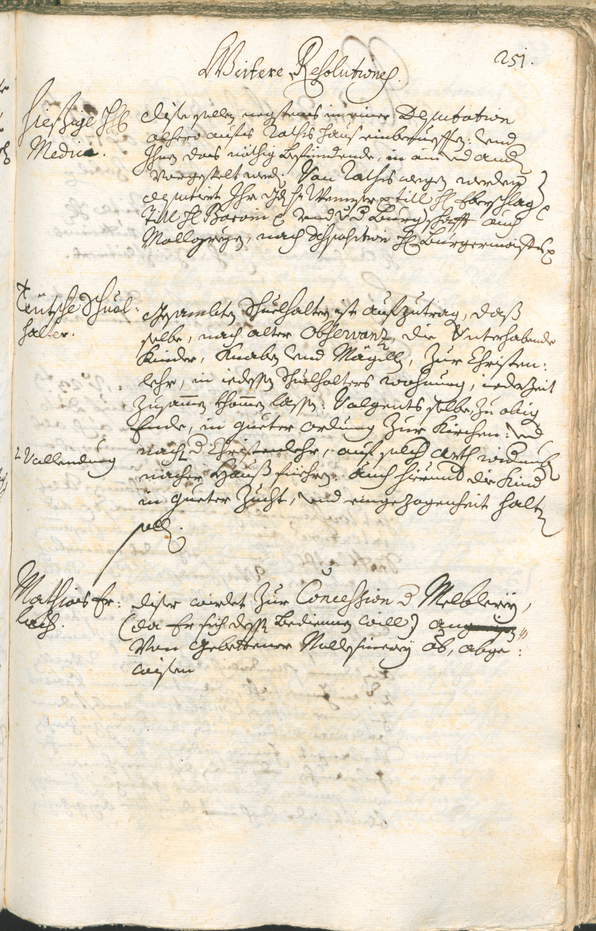 Archivio Storico della Città di Bolzano - BOhisto protocollo consiliare 1735/38 