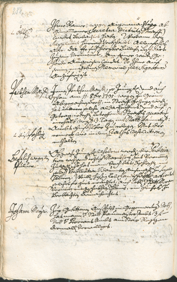 Archivio Storico della Città di Bolzano - BOhisto protocollo consiliare 1735/38 