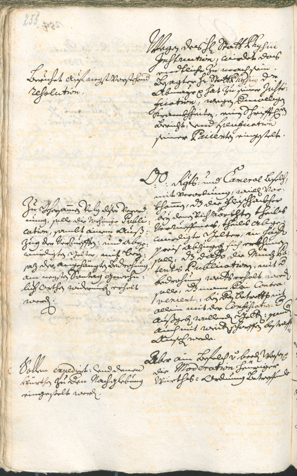 Civic Archives of Bozen-Bolzano - BOhisto Ratsprotokoll 1735/38 