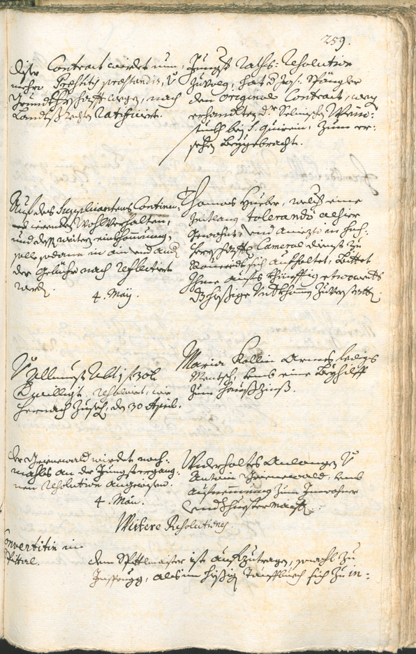 Civic Archives of Bozen-Bolzano - BOhisto Ratsprotokoll 1735/38 