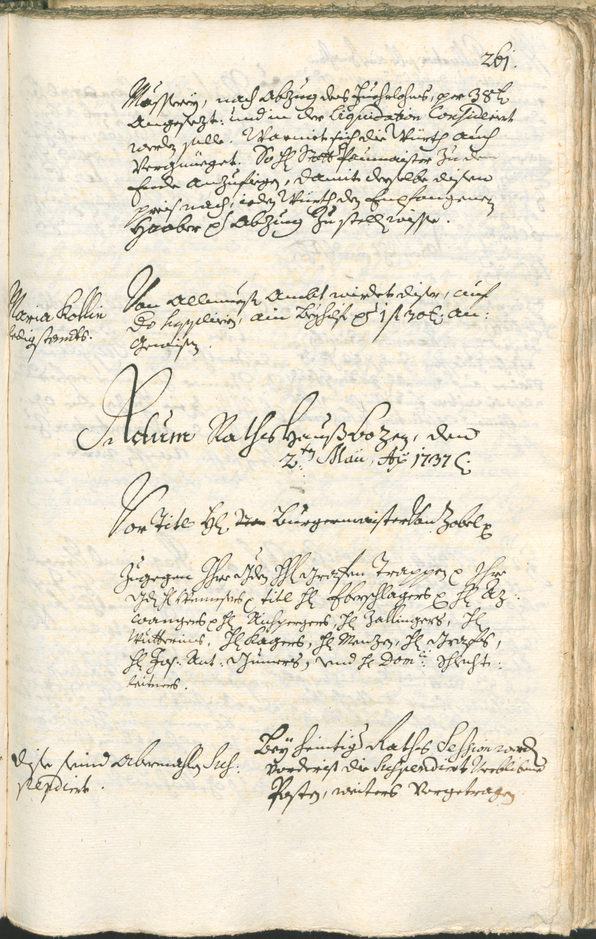 Civic Archives of Bozen-Bolzano - BOhisto Ratsprotokoll 1735/38 