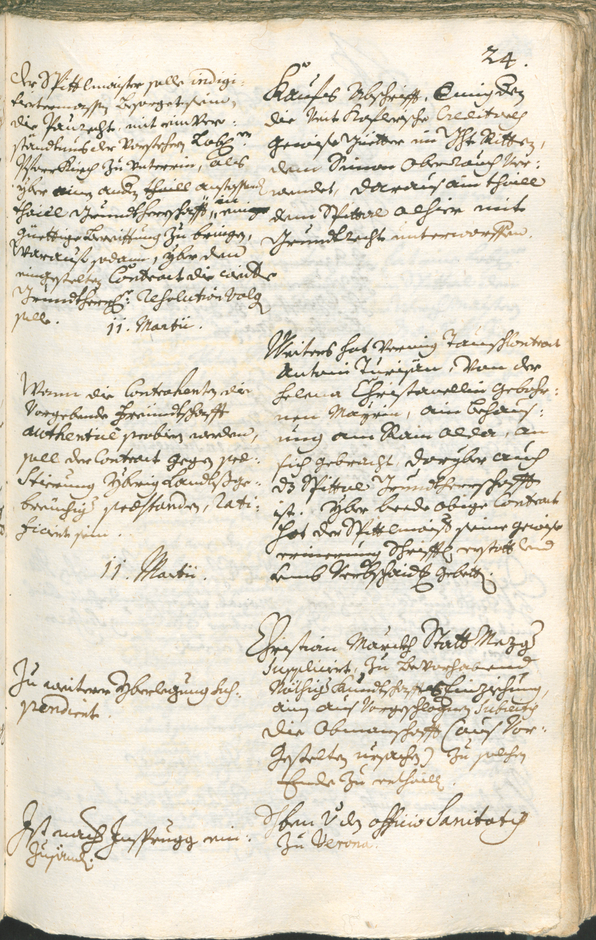 Archivio Storico della Città di Bolzano - BOhisto protocollo consiliare 1735/38 