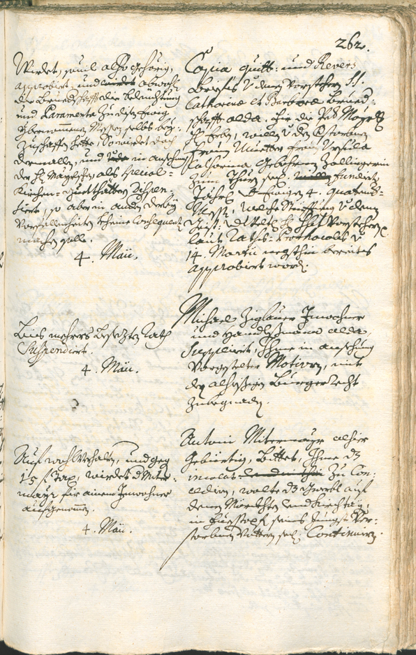 Stadtarchiv Bozen - BOhisto Ratsprotokoll 1735/38 