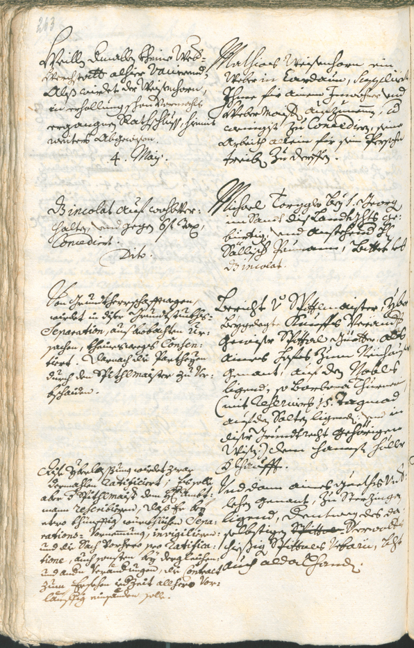 Civic Archives of Bozen-Bolzano - BOhisto Ratsprotokoll 1735/38 