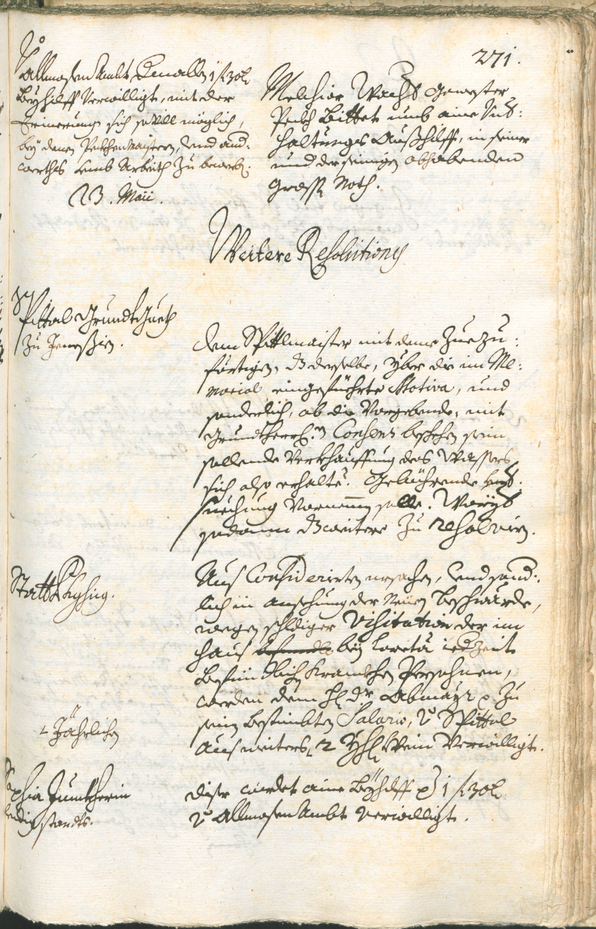 Civic Archives of Bozen-Bolzano - BOhisto Ratsprotokoll 1735/38 