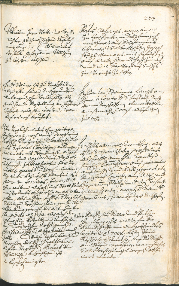 Archivio Storico della Città di Bolzano - BOhisto protocollo consiliare 1735/38 