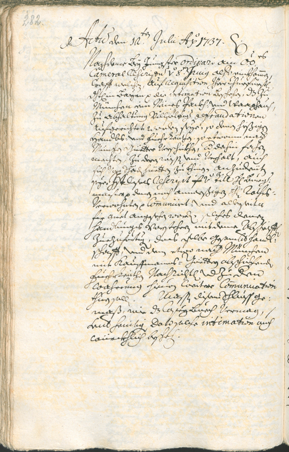 Archivio Storico della Città di Bolzano - BOhisto protocollo consiliare 1735/38 