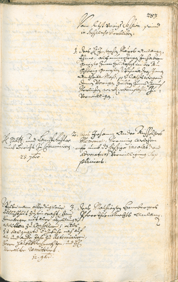 Civic Archives of Bozen-Bolzano - BOhisto Ratsprotokoll 1735/38 