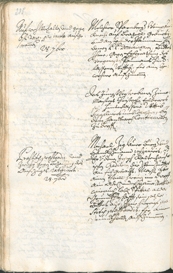Civic Archives of Bozen-Bolzano - BOhisto Ratsprotokoll 1735/38 