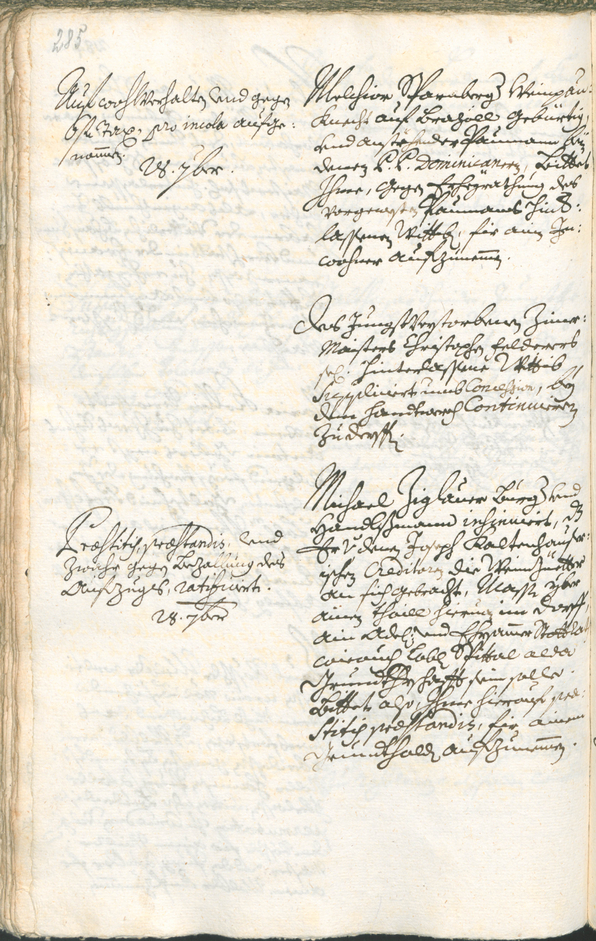 Archivio Storico della Città di Bolzano - BOhisto protocollo consiliare 1735/38 