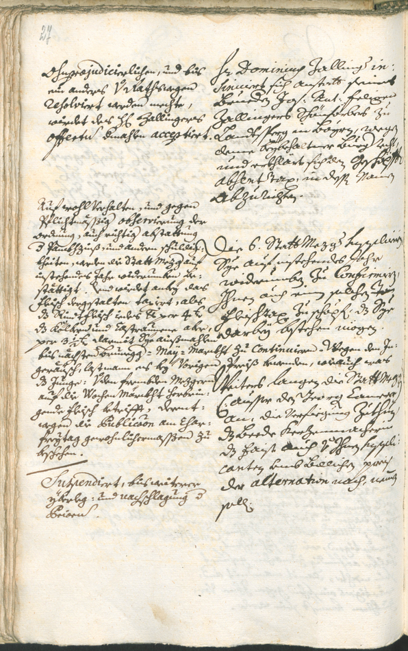 Civic Archives of Bozen-Bolzano - BOhisto Ratsprotokoll 1735/38 