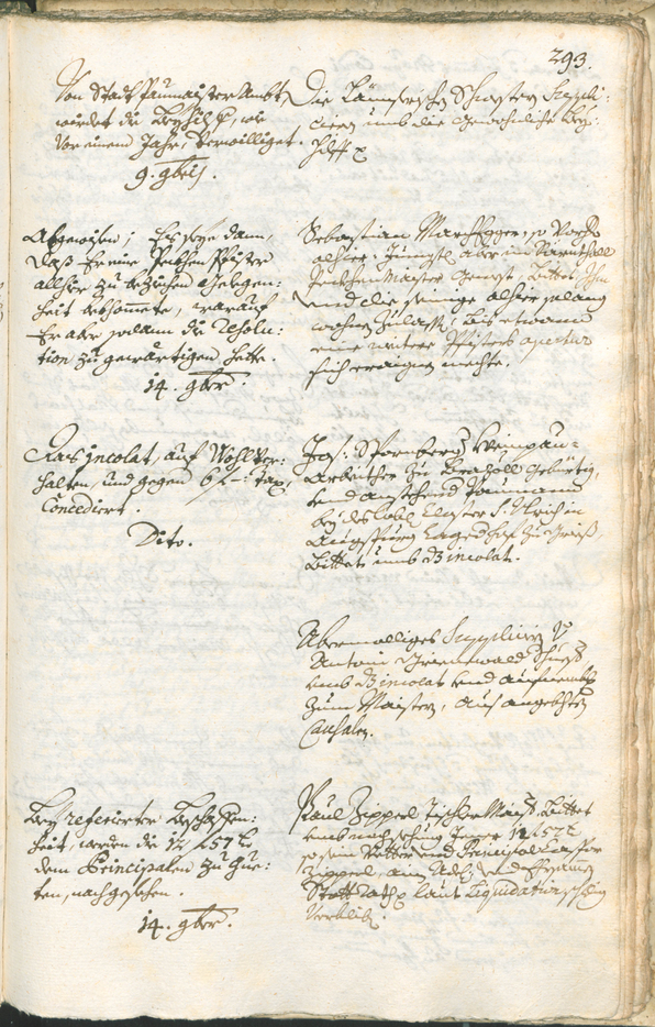 Civic Archives of Bozen-Bolzano - BOhisto Ratsprotokoll 1735/38 