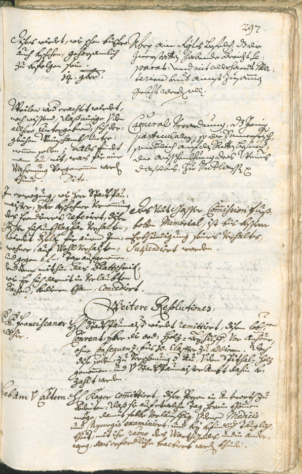 Archivio Storico della Città di Bolzano - BOhisto protocollo consiliare 1735/38 