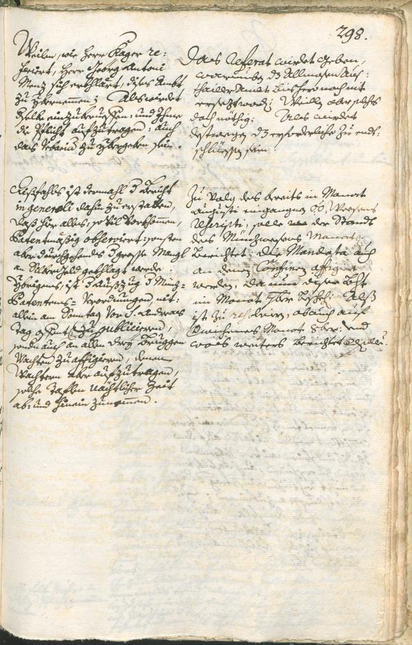 Civic Archives of Bozen-Bolzano - BOhisto Ratsprotokoll 1735/38 