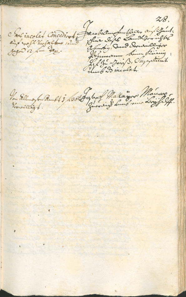 Archivio Storico della Città di Bolzano - BOhisto protocollo consiliare 1735/38 