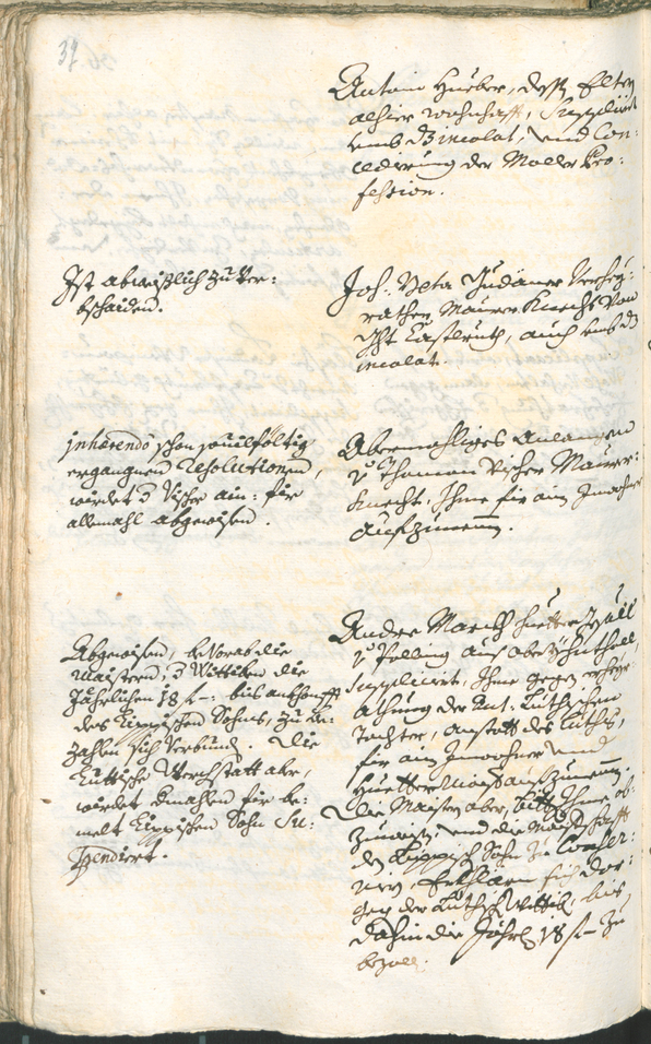 Archivio Storico della Città di Bolzano - BOhisto protocollo consiliare 1735/38 