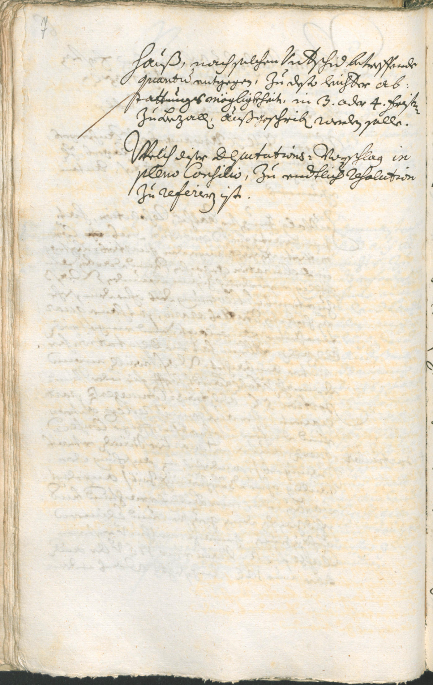 Stadtarchiv Bozen - BOhisto Ratsprotokoll 1735/38 