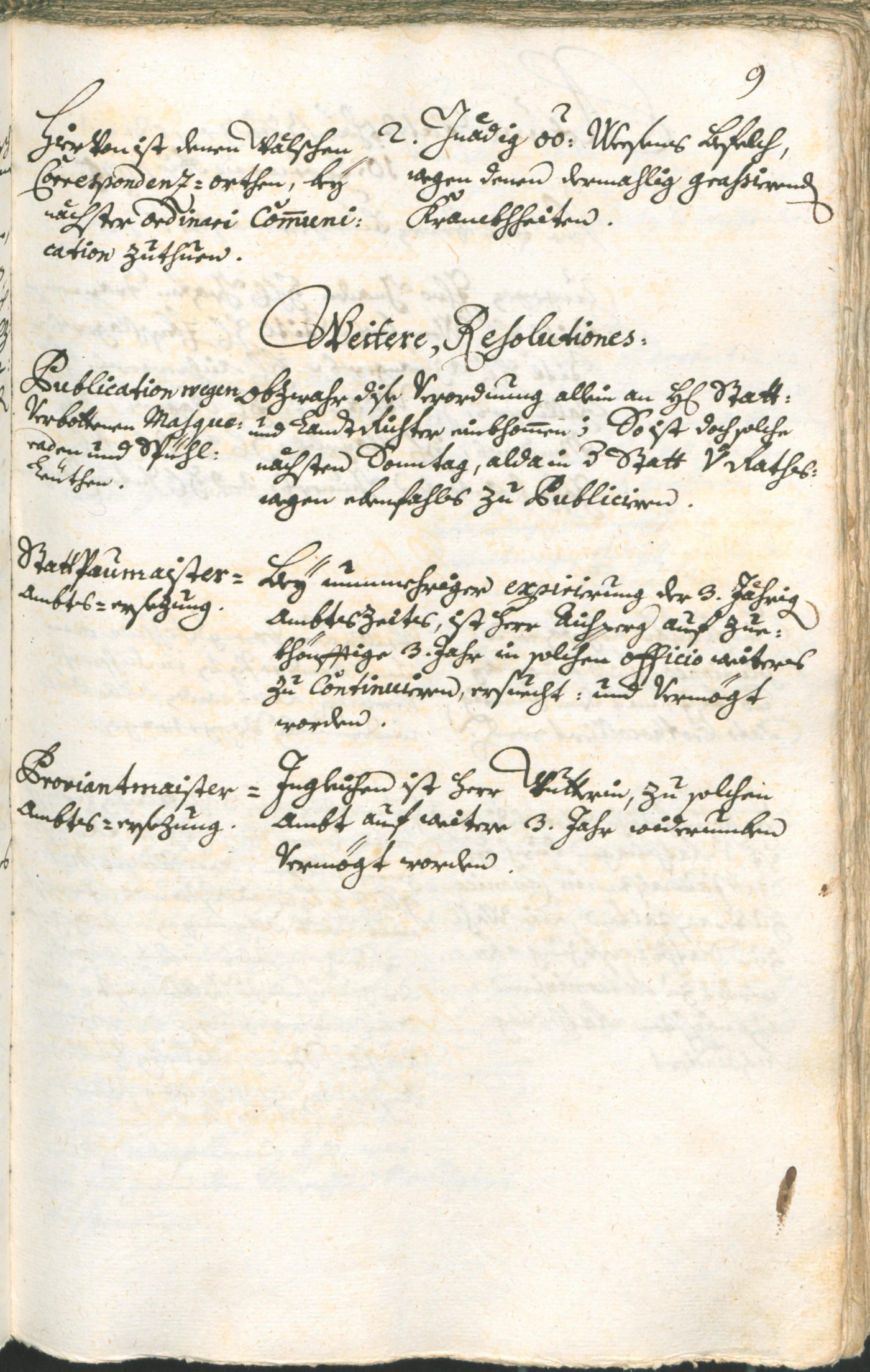 Stadtarchiv Bozen - BOhisto Ratsprotokoll 1735/38 