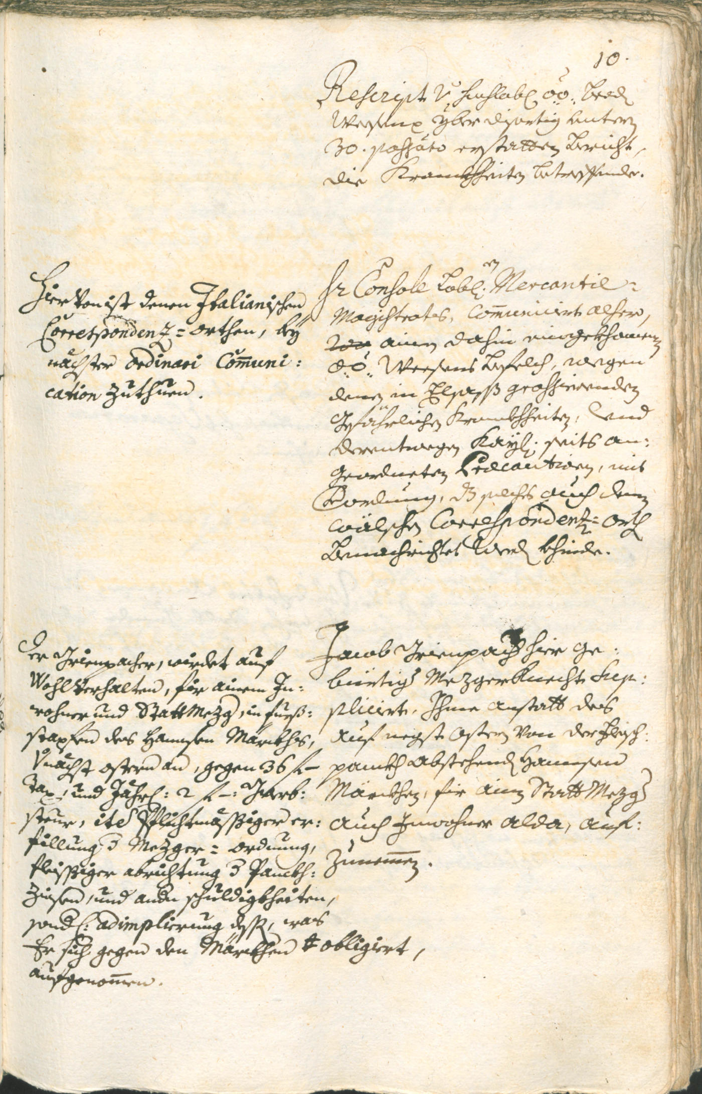 Archivio Storico della Città di Bolzano - BOhisto protocollo consiliare 1735/38 