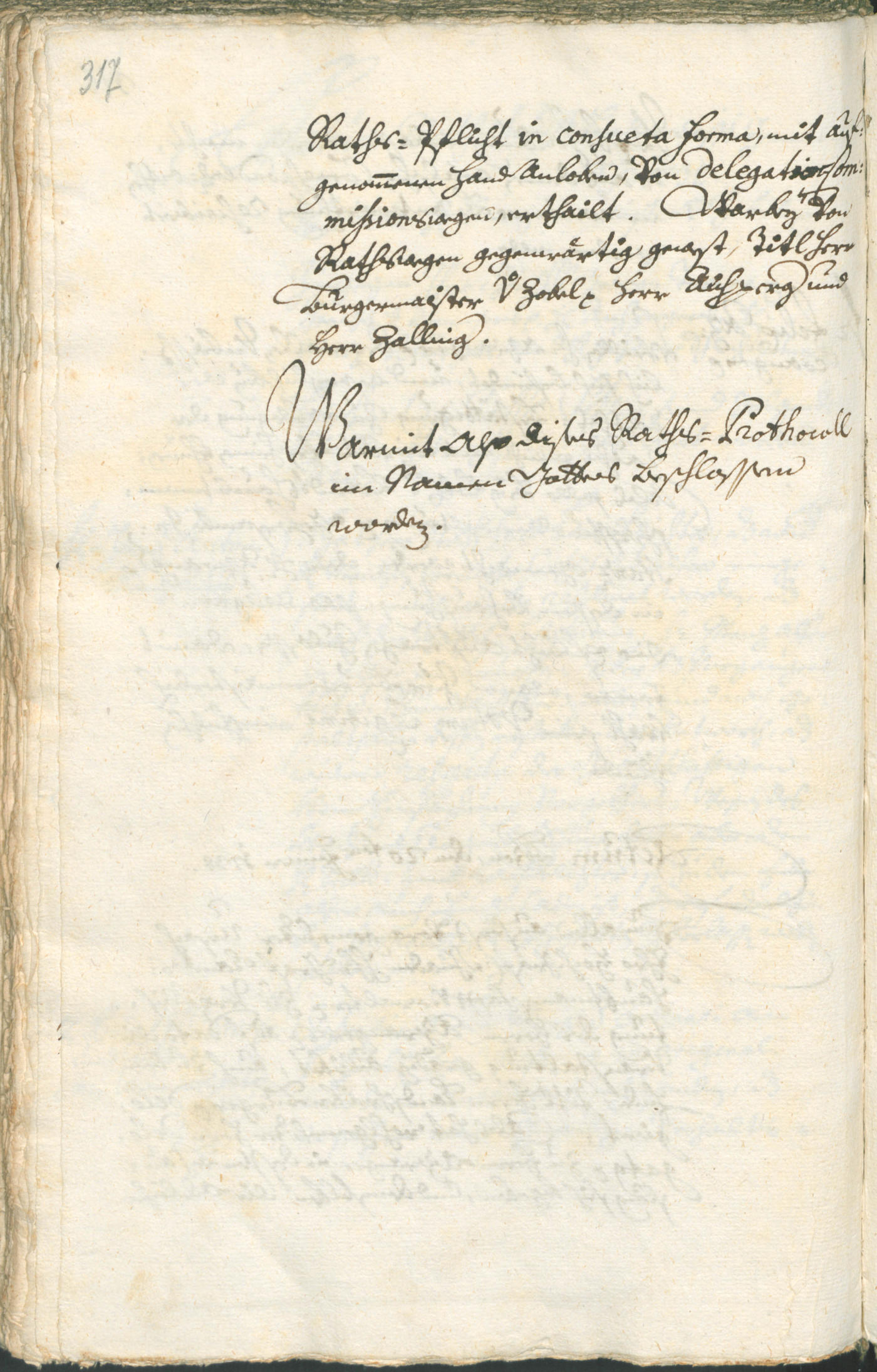 Archivio Storico della Città di Bolzano - BOhisto protocollo consiliare 1735/38 