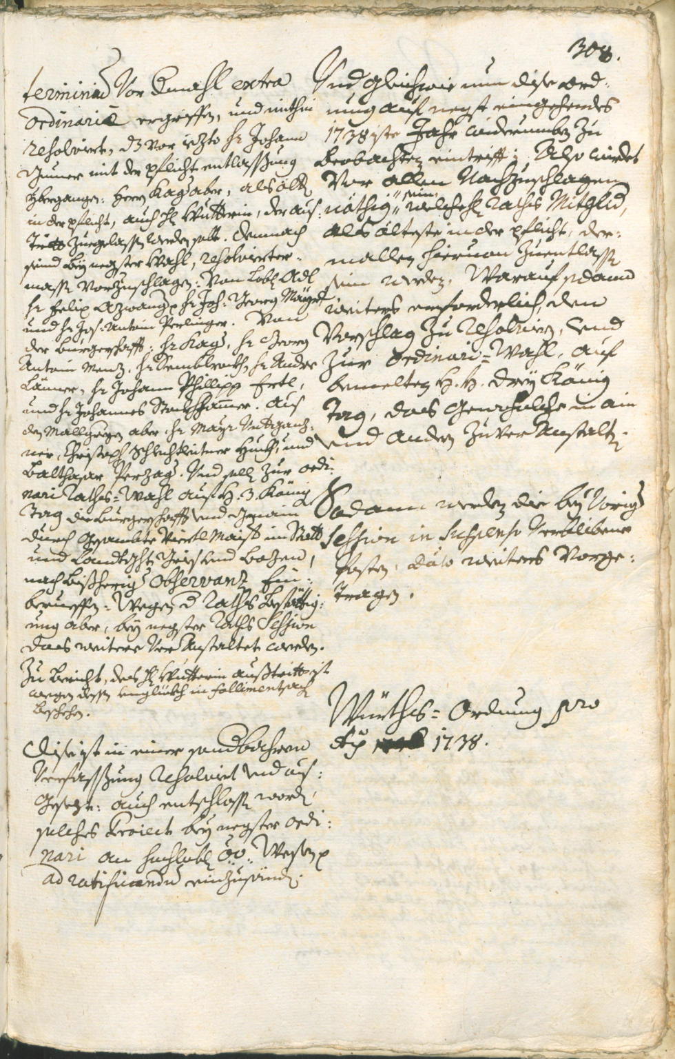 Civic Archives of Bozen-Bolzano - BOhisto Ratsprotokoll 1735/38 