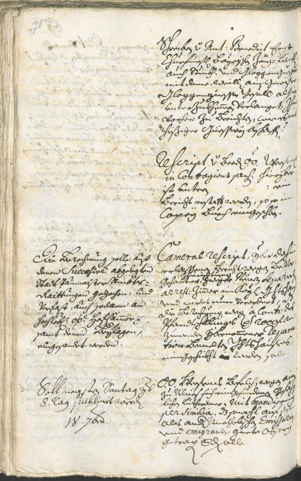 Civic Archives of Bozen-Bolzano - BOhisto Ratsprotokoll 1738/41 