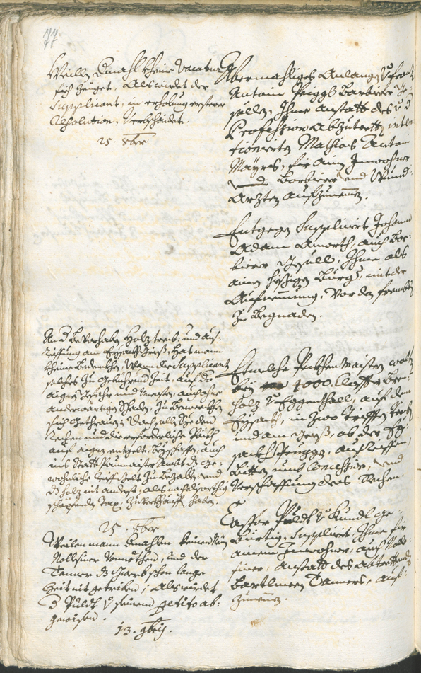 Stadtarchiv Bozen - BOhisto Ratsprotokoll 1738/41 